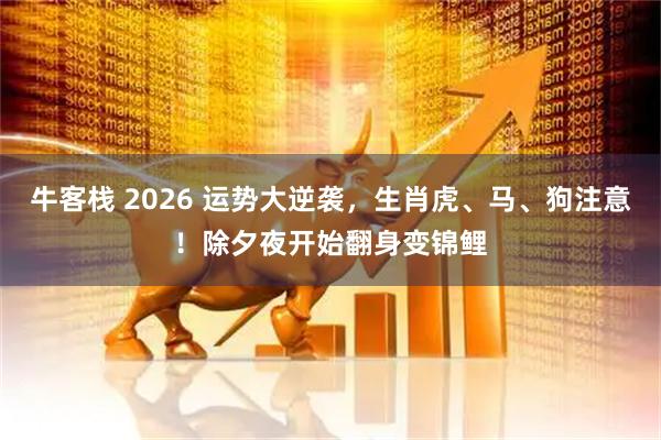 牛客栈 2026 运势大逆袭，生肖虎、马、狗注意！除夕夜开始翻身变锦鲤